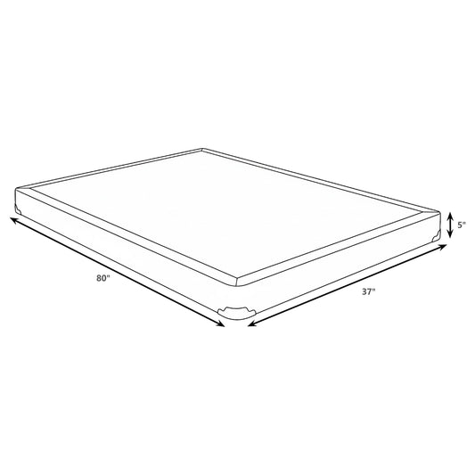 Mercer 5-inch Twin XL Low Profile Box Spring Foundation