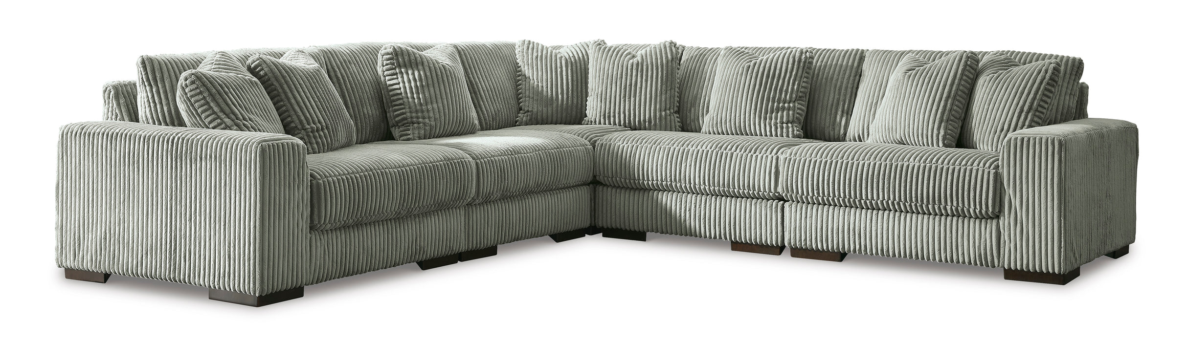 Lindyn 5 Pc Sectional-Gray