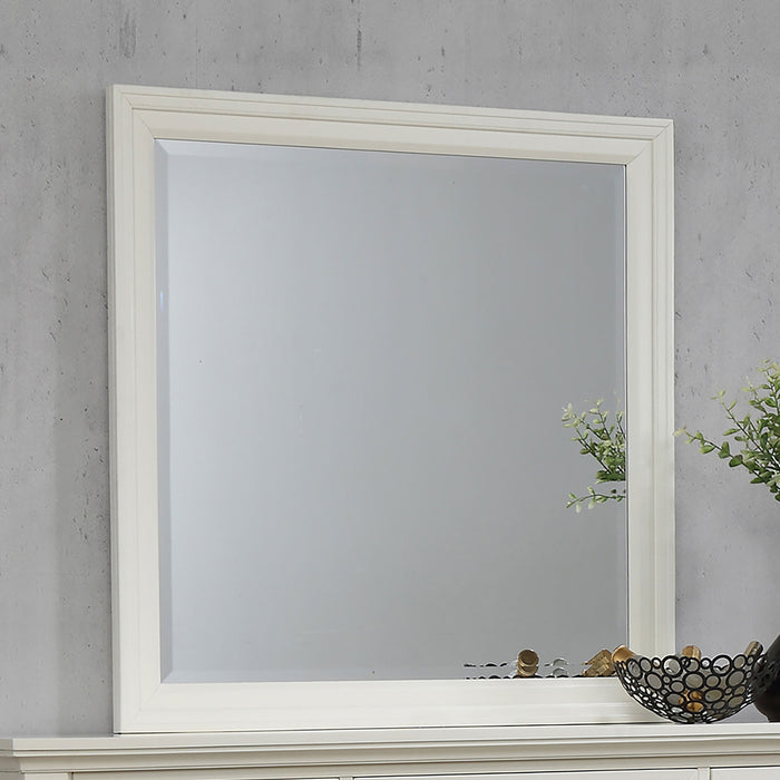 Sandy Beach Dresser Mirror Cream White Discount Home Furniture Sandy Beach Dresser Mirror Cream White Discount Home Furniture
