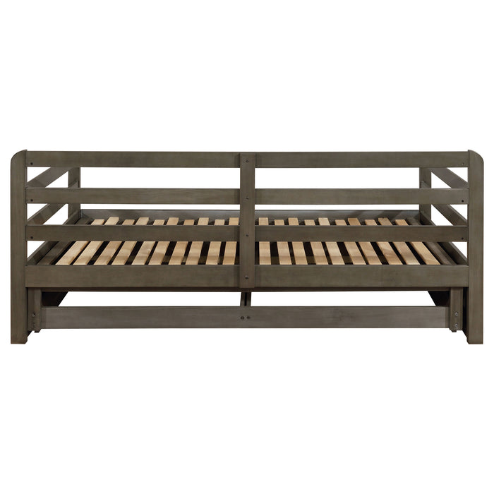 Sorrento 2-drawer Twin XL Daybed with Extension Trundle Grey