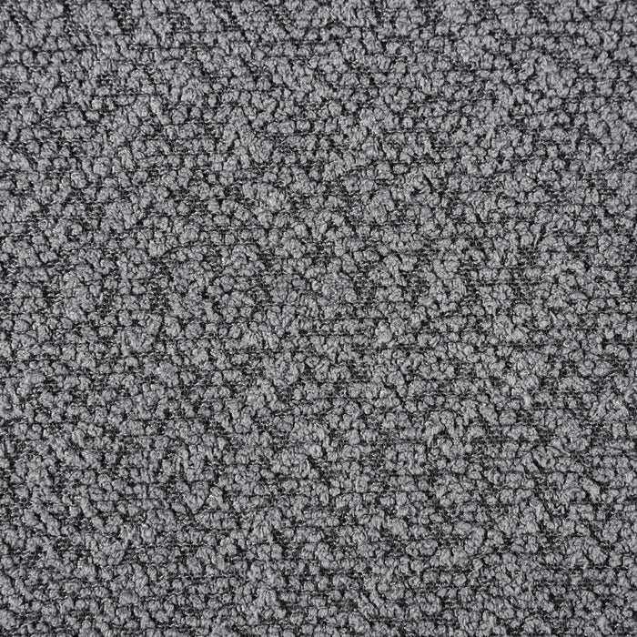 Caspian Upholstered Curved Arm Chaise Sectional Sofa Grey