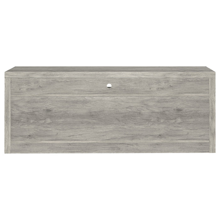 Burke 2-drawer Engineered Wood 59-inch TV Stand Grey Driftwood