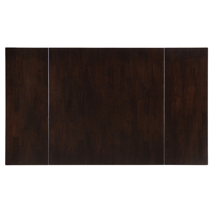 Kelso Rectangular 52-inch Extension Dining Table Cappuccino