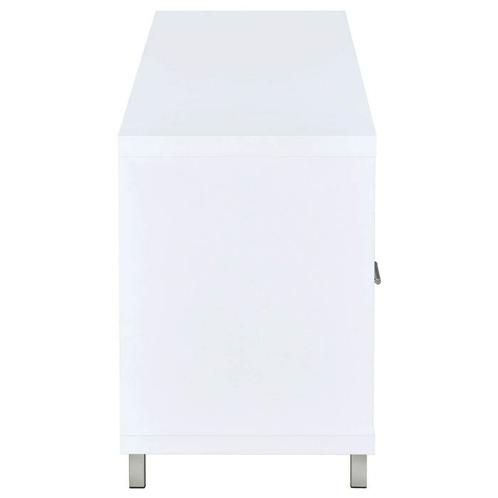 Casey 2-drawer Engineered Wood 60-inch TV Stand White