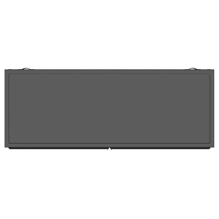 Dalia 2-door Accent Storage Cabinet with Shelving Black