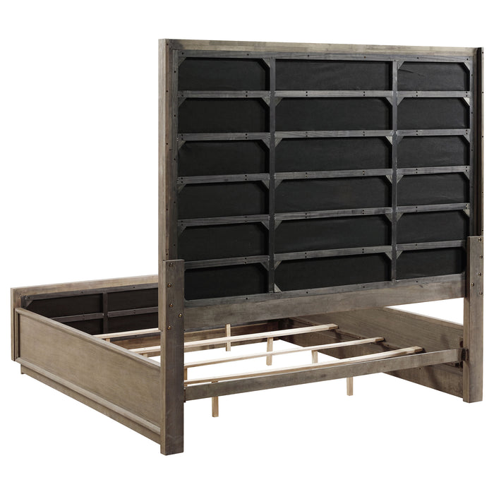 Durango 4-piece California King Bedroom Set Taupe Oak