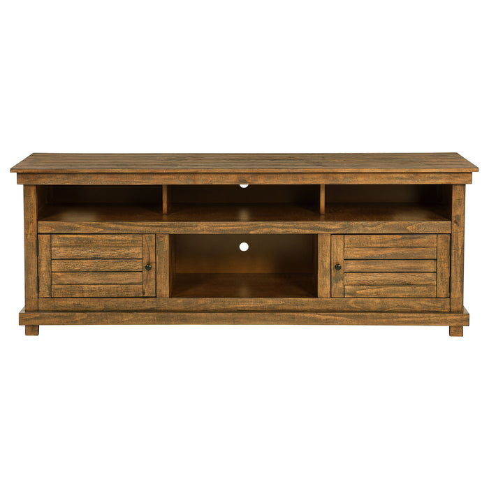 Payne 70-inch TV Stand Media Console Distressed Brown