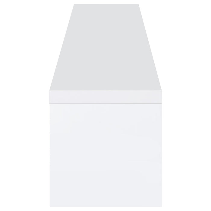 Jude 3-piece 71-inch TV Entertainment Center White High Gloss