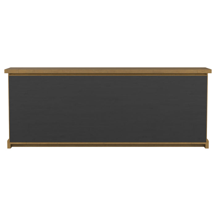 Florence 4-door Dining Sideboard Buffet Cabinet Rustic Honey