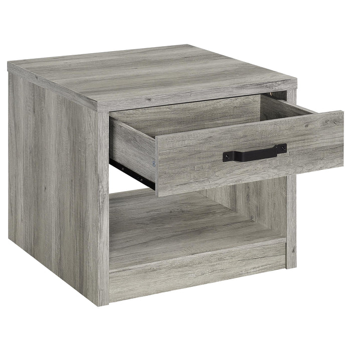 Felix 3-piece Coffee and End Table Set Grey Driftwood