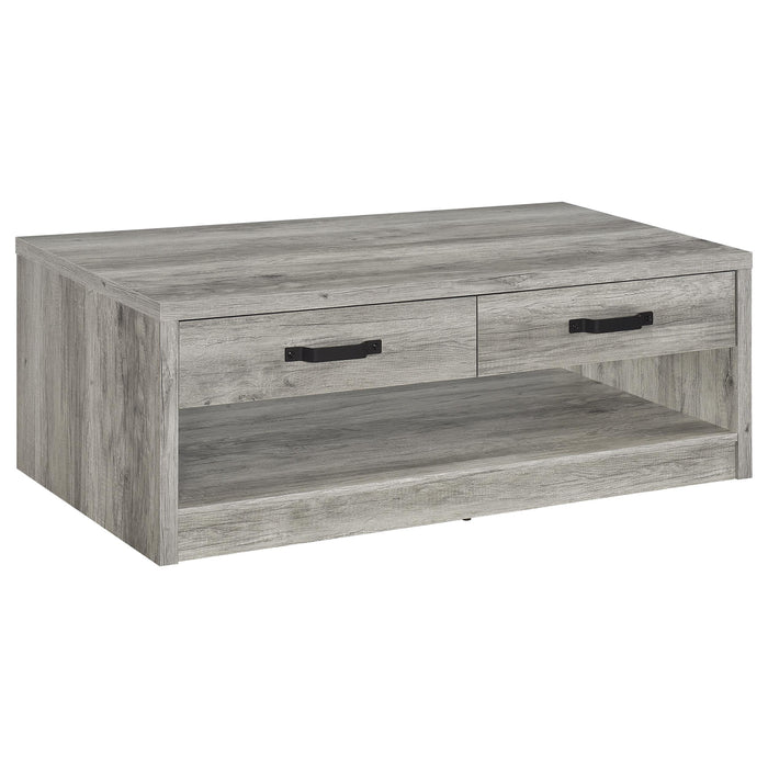 Felix 3-piece Coffee and End Table Set Grey Driftwood