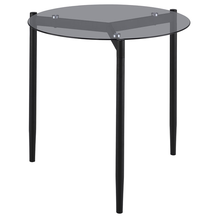 Rosalie 3-piece Round Coffee and End Table Set Grey