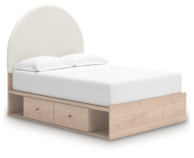 Arloster Full Upholstered Panel Bed with Storage