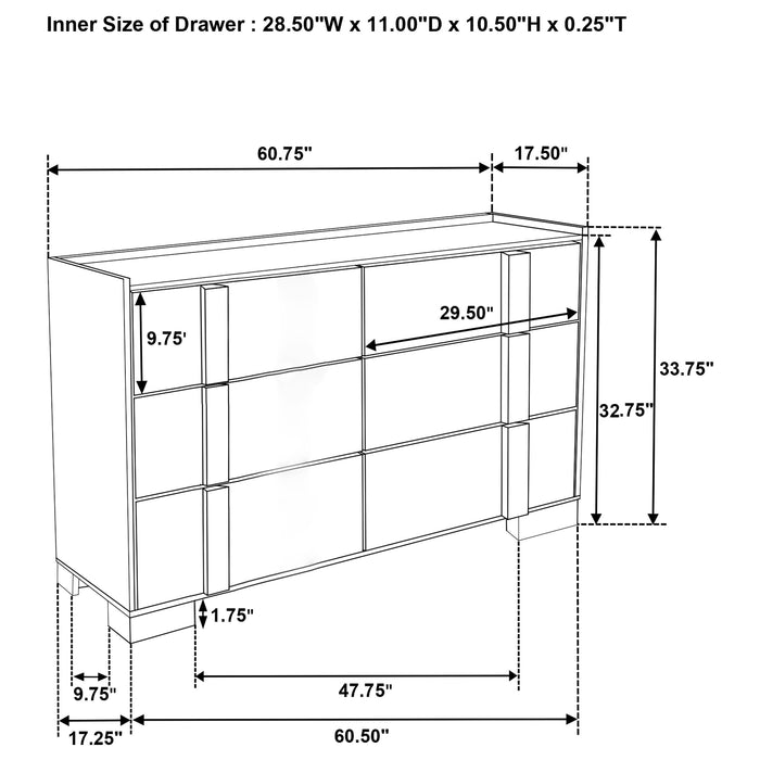 Hyland 4-piece Queen Bedroom Set Natural