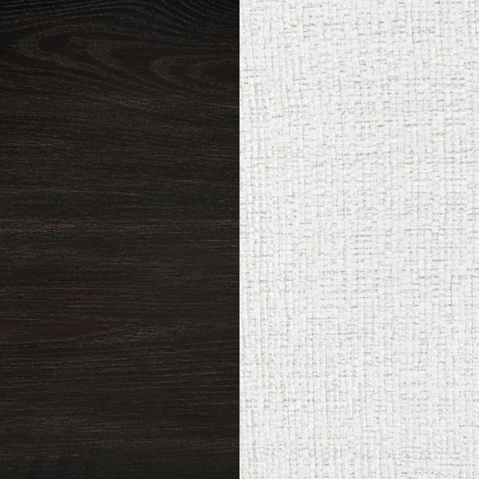 Leandro Upholstered Dining Arm Chair Cream (Set of 2)