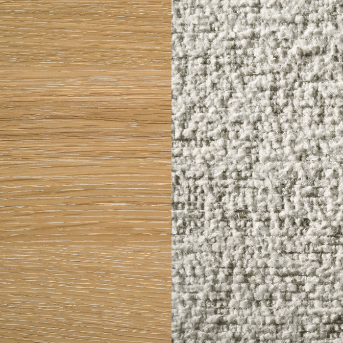 Duncan Ladder Back Dining Side Chair Washed Oak (Set of 2)