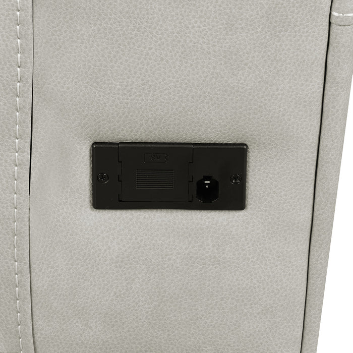 Brickston 3-piece Triple Power Reclining Sofa Set Grey