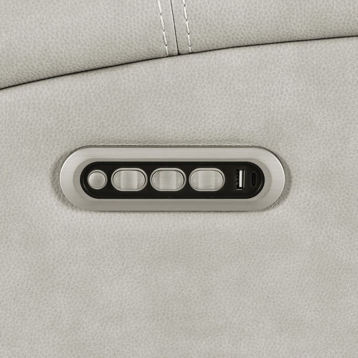 Brickston Triple Power Swivel Glider Recliner Grey