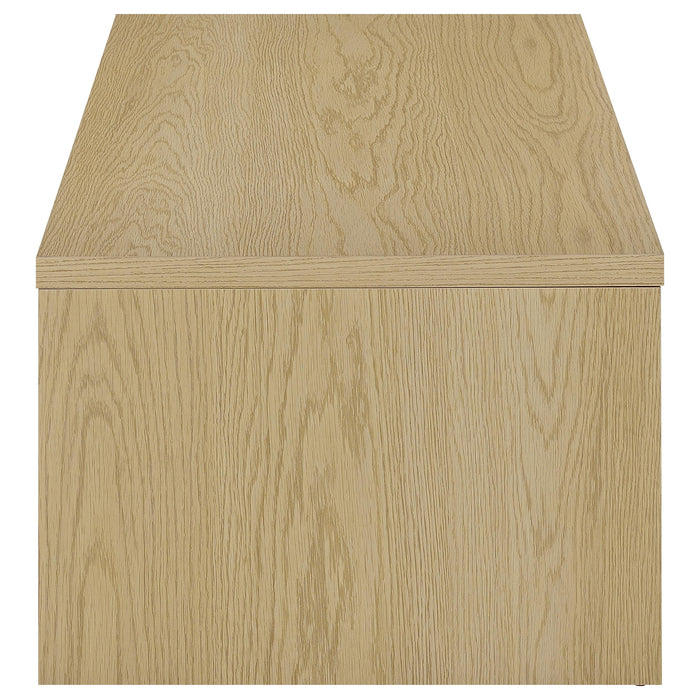 Canoga 2-piece Lift Top Cocktail Coffee Table Set Light Oak