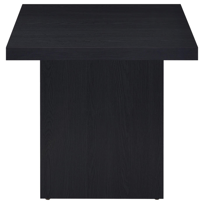 Devar 3-piece Square Cocktail Coffee End Table Set Black