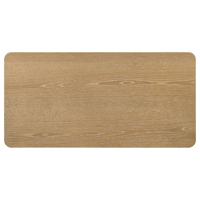 Castlewood Engineered Wood Cocktail Coffee Table Washed Oak