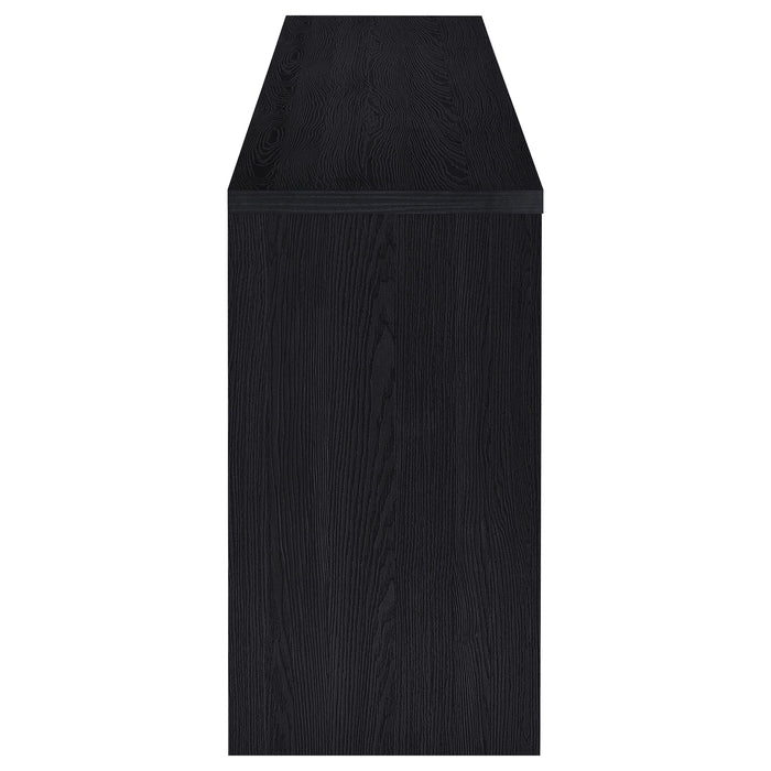 Denison 3-piece Entertainment Center 79-inch TV Stand Black