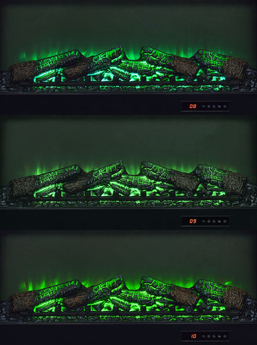 Fuller 60-inch 2-door TV Stand Fireplace Media Console Mango