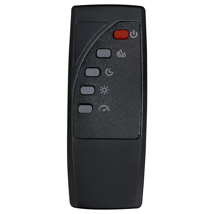 Havering 71-inch TV Stand Fireplace Media Console Dark Pine