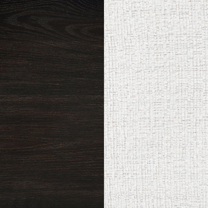 Leandro Upholstered Dining Arm Chair Cream (Set of 2)