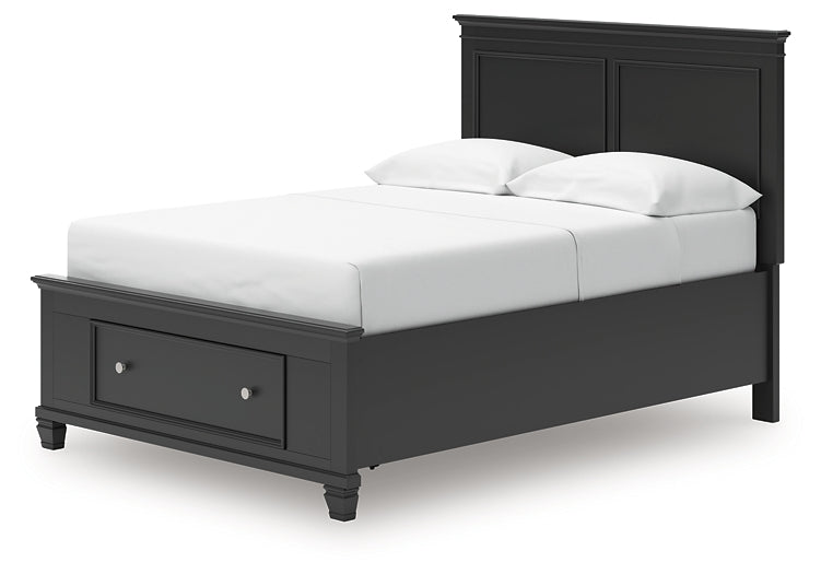 Lanolee Full Panel Storage Bed