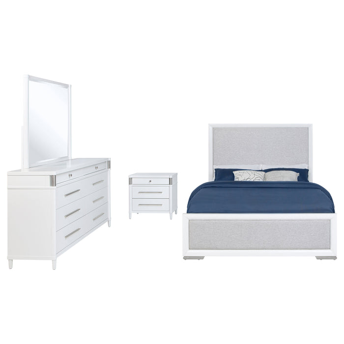 Gracemont 4-piece California King Bedroom Set White