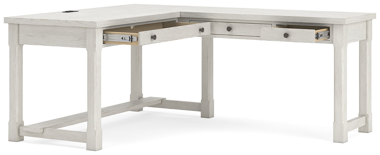 Robbinsdale L-Shaped Home Office Desk