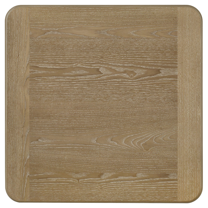 Adina 3-piece Wood Coffee Table Set Distressed Light Brown