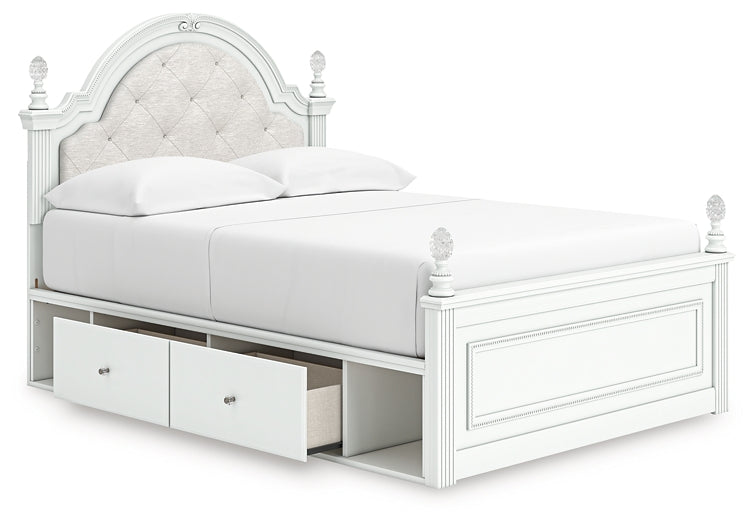 Kozlani Full Upholstered Panel Storage Bed