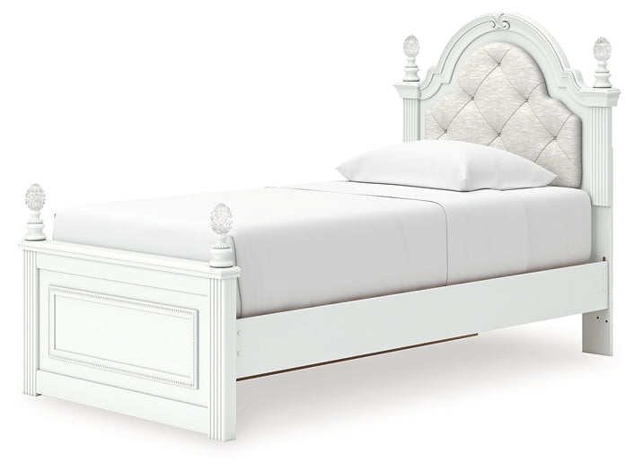 Kozlani Twin Upholstered Panel Storage Bed