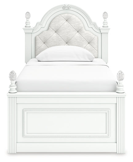 Kozlani Twin Upholstered Panel Storage Bed