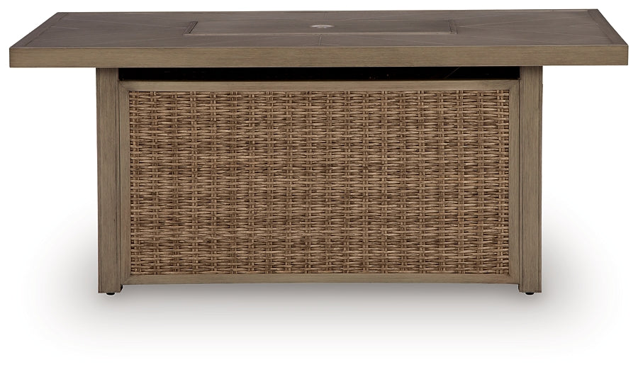 Laguna Heights Rectangular Fire Pit Table