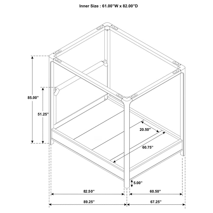 Solano 5-piece Queen Bedroom Set Weathered Mango