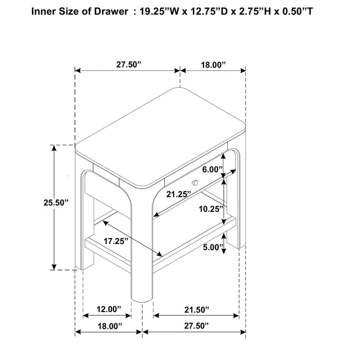 Solano 4-piece Eastern King Bedroom Set Weathered Mango