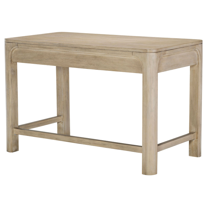 Solano 2-drawer Makeup Table Vanity Desk Weathered Mango