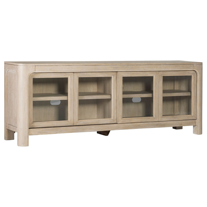 Solano 71-inch 2-door TV Stand Media Console Weathered Mango