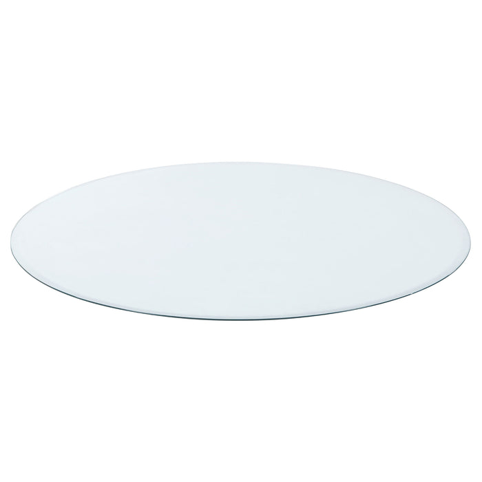 Paxton 5-piece Round Glass Top Counter Height Dining Set Grey