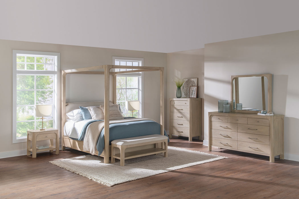 Solano 52-inch Bedroom Bed End Bench Weathered Mango