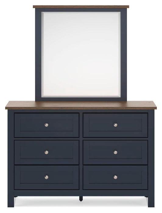 Landocken Full Panel Headboard, Dresser, Mirror, Chest and Nightstand