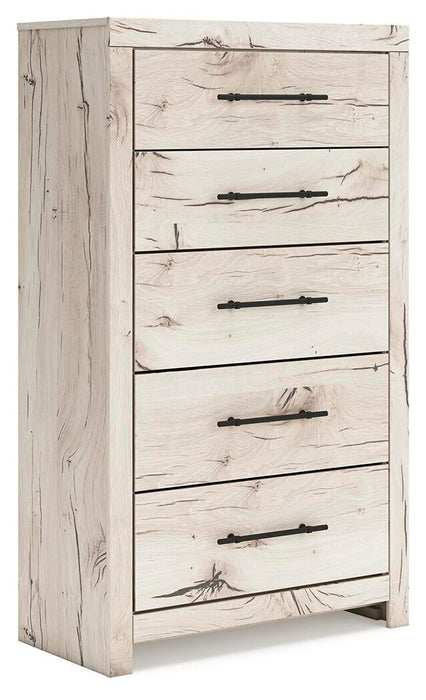 Lawroy Full Panel Bed, Dresser, Mirror, Chest and Nightstand