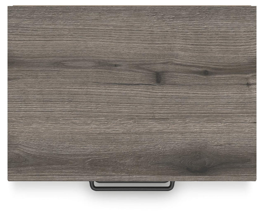 Graystorm Queen Panel Bed, Dresser, Mirror, Chest and Nightstand