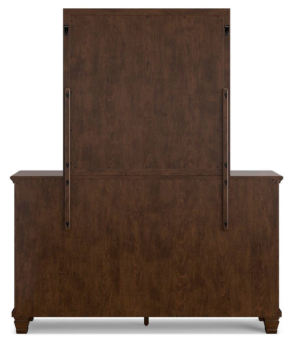 Danabrin Full Panel Storage Bed, Dresser, Mirror and Nightstand