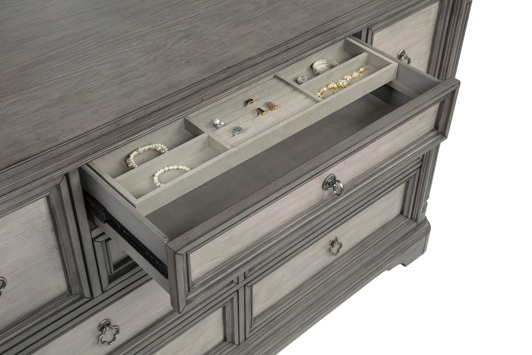 Cresswell 5-piece California King Bedroom Set Taupe