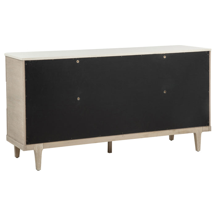 Lucaire 4-piece Eastern King Bedroom Set Sandstone