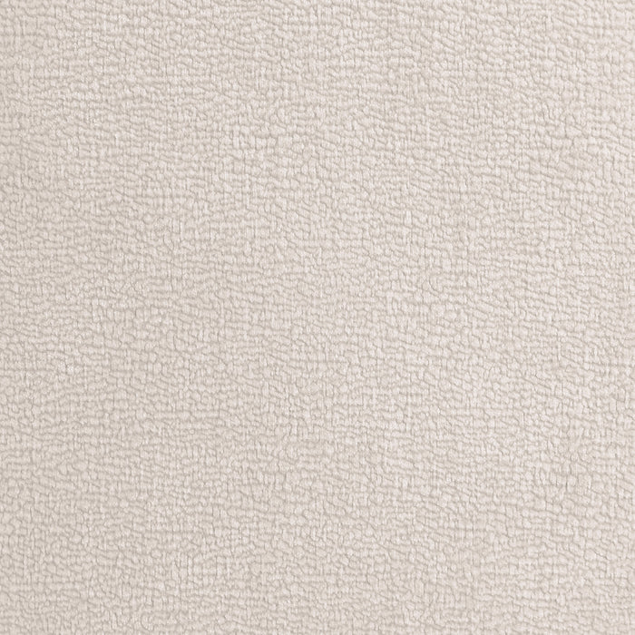 Eskola Chenille Accent Chair with Rounded Shelter Arms Ivory